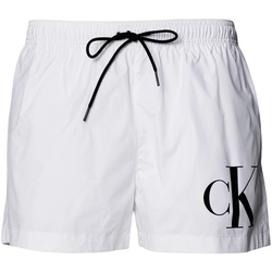 Abbigliamento Uomo Costume / Bermuda da spiaggia Calvin Klein Jeans KM0KM01015 Bianco