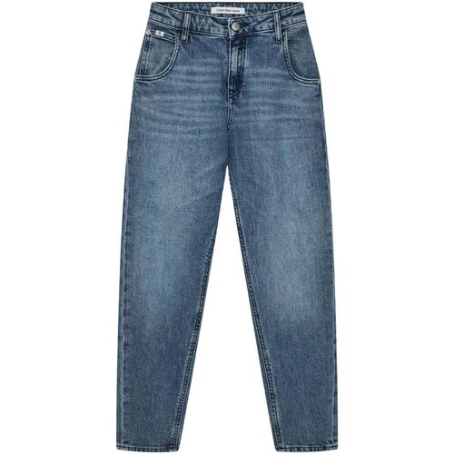 Abbigliamento Bambino Jeans mom Calvin Klein Jeans BARREL Blu