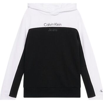 Abbigliamento Bambino Felpe Calvin Klein Jeans TERRY COLOR BLOCK REG. Nero
