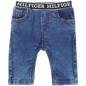 Abbigliamento Bambino Jeans slim Tommy Hilfiger BABY MONOTYPE DENIM PANTS Blu