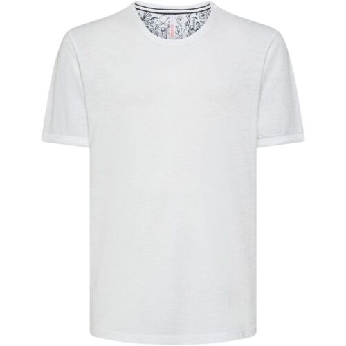 Abbigliamento Uomo T-shirt maniche corte Sun68 T-SHIRT ROUND BOTTOM S/S Bianco