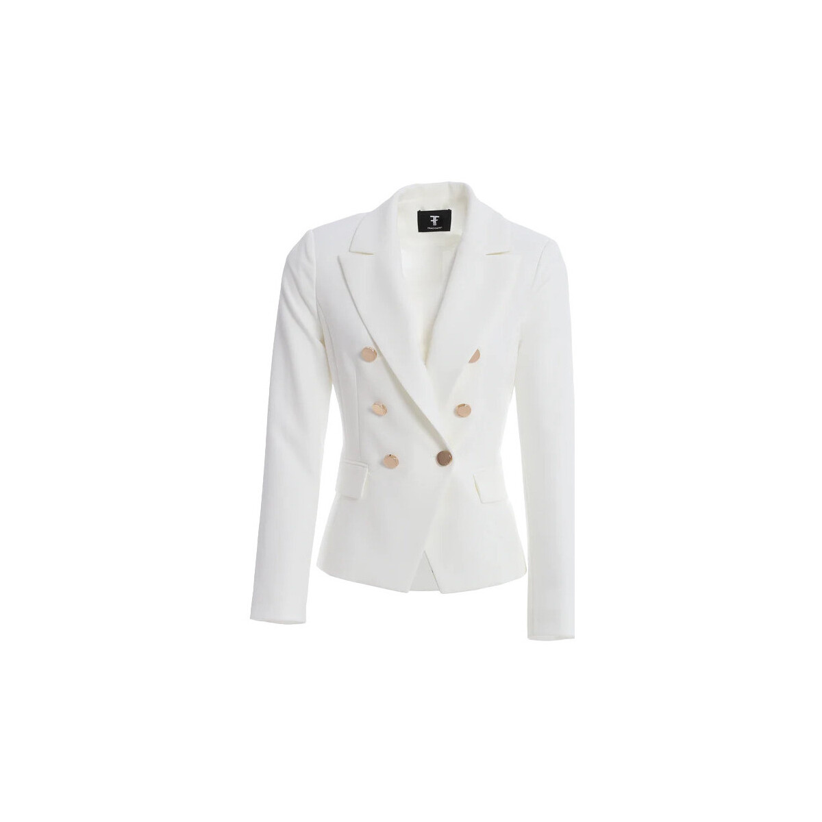 Abbigliamento Donna Giacche / Blazer Fracomina FS24SJ2002W42901 Bianco