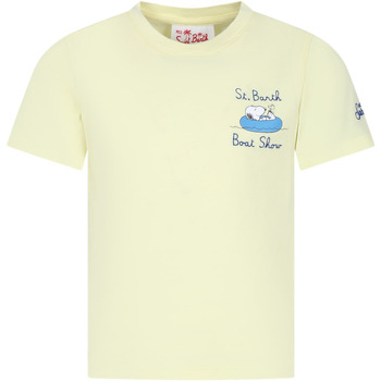 Abbigliamento Bambino T-shirt maniche corte Mc2 Saint Barth TSH0001 02685F Giallo