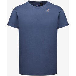 Abbigliamento Uomo T-shirt maniche corte K-Way LE VRAI EDOUARD K007JE0 Blu