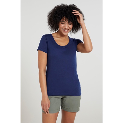 Abbigliamento Donna T-shirts a maniche lunghe Mountain Warehouse MW905 Blu