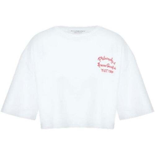 Abbigliamento Donna T-shirt maniche corte Philosophy SKU_272415_1525310 Bianco