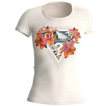 Abbigliamento Donna T-shirt & Polo Guess W4GI62 J1314-G012 Bianco