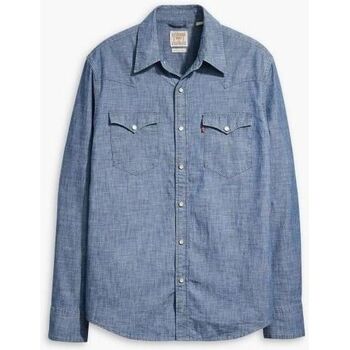 Abbigliamento Uomo Camicie maniche lunghe Levi's 85744 0067 - BARSTOW CHAMRAY-GRANT MID BLUE CHAMBRAY Blu