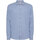 Abbigliamento Uomo Camicie maniche lunghe Sun68 SHIRT CLASSIC STRIPE WITH FLUO DETAIL L/S Blu