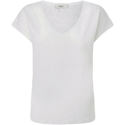 Abbigliamento Donna T-shirt maniche corte Pepe jeans  Bianco