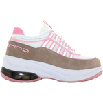 donna sneakers con zeppa UP SAND/PINK