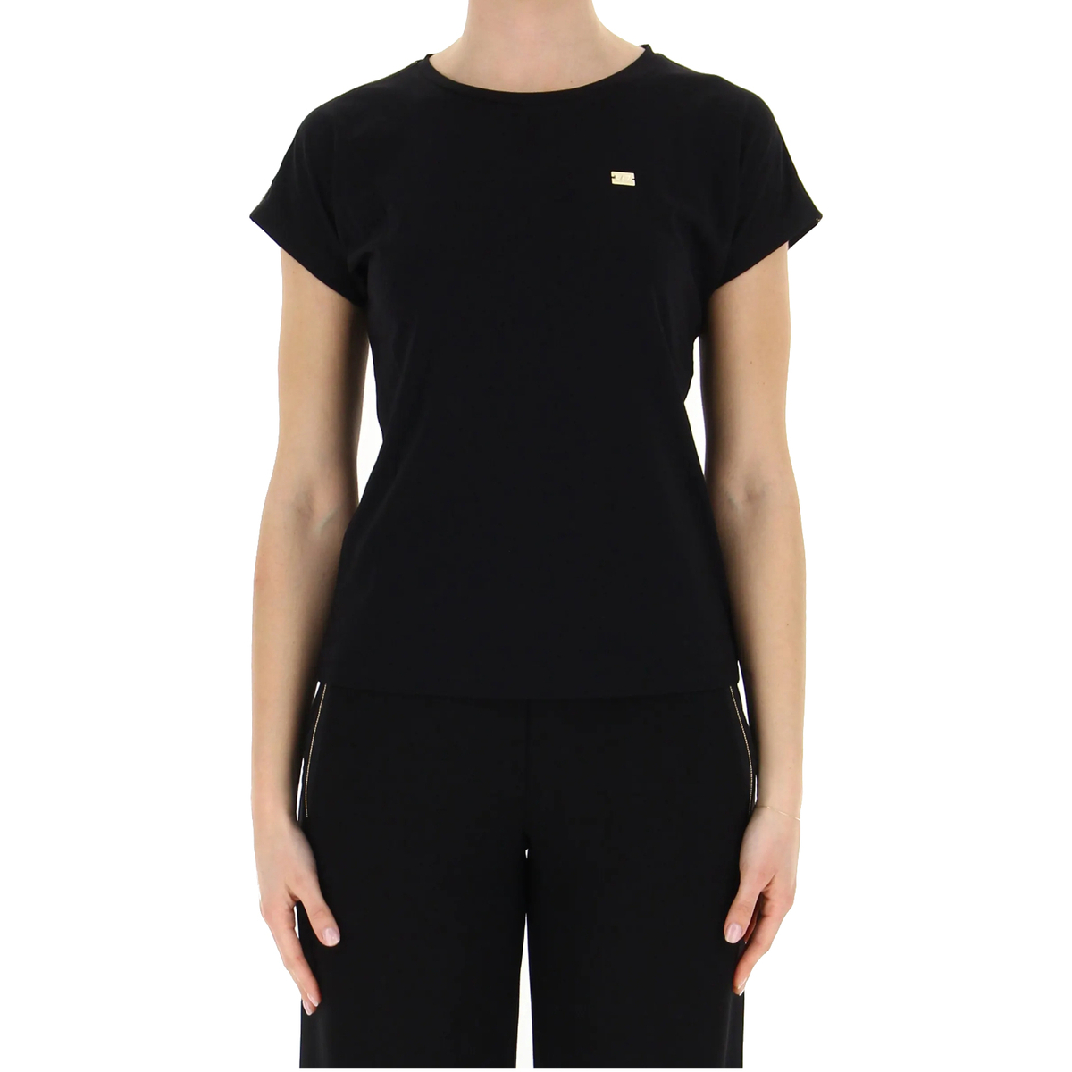 Abbigliamento Donna T-shirt maniche corte Emporio Armani EA7 3DTT41-TJVAZ Nero