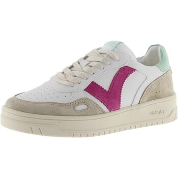 Image of Sneakers basse Victoria seul Sneakers Donna bianco/fuxia melon