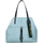 Borse Donna Tote bag / Borsa shopping Rebelle Shopping bag Harriett azzurra in pelle 