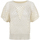 Abbigliamento Donna Maglioni Kaos Collezioni Maglia a maniche corte panna a rete Bianco