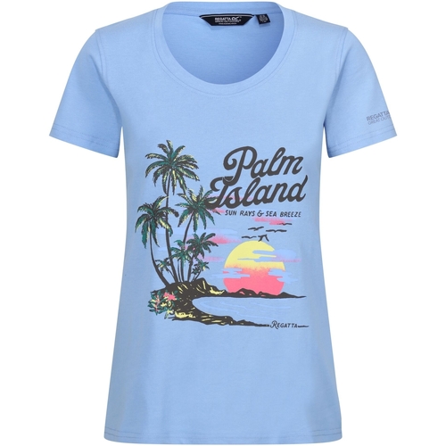 Abbigliamento Donna T-shirts a maniche lunghe Regatta Filandra VIII Blu