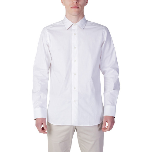 Abbigliamento Uomo Camicie maniche lunghe Alviero Martini U 1312 UE43 Bianco