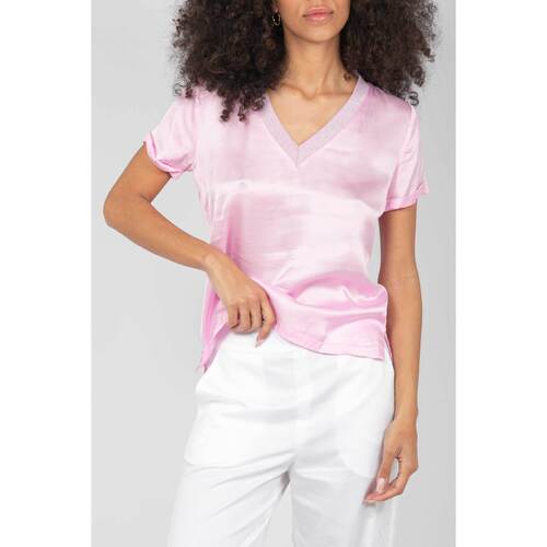 Abbigliamento Donna T-shirt & Polo Maida Mila 24211 012 Rosa