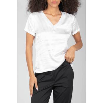 Abbigliamento Donna T-shirt & Polo Maida Mila 24211 001 Bianco