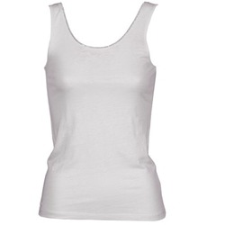 Abbigliamento Donna Top / T-shirt senza maniche Majestic 701 Bianco