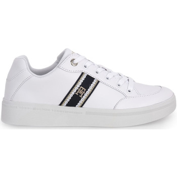 Scarpe Donna Sneakers Tommy Hilfiger YBS WEBBING COURT Bianco
