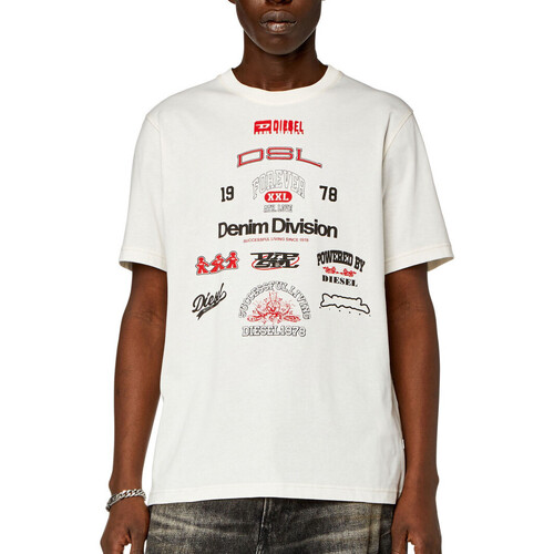 Abbigliamento Uomo T-shirt & Polo Diesel T-SHIRT JUST-N14 Multicolore