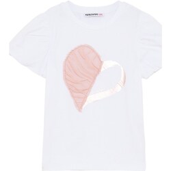 Abbigliamento Bambina T-shirt maniche corte Patrizia Pepe 7M0818-J061 Bianco