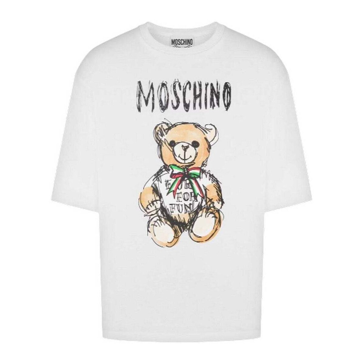 Abbigliamento Uomo T-shirt maniche corte Moschino SKU_272503_1525753 Bianco