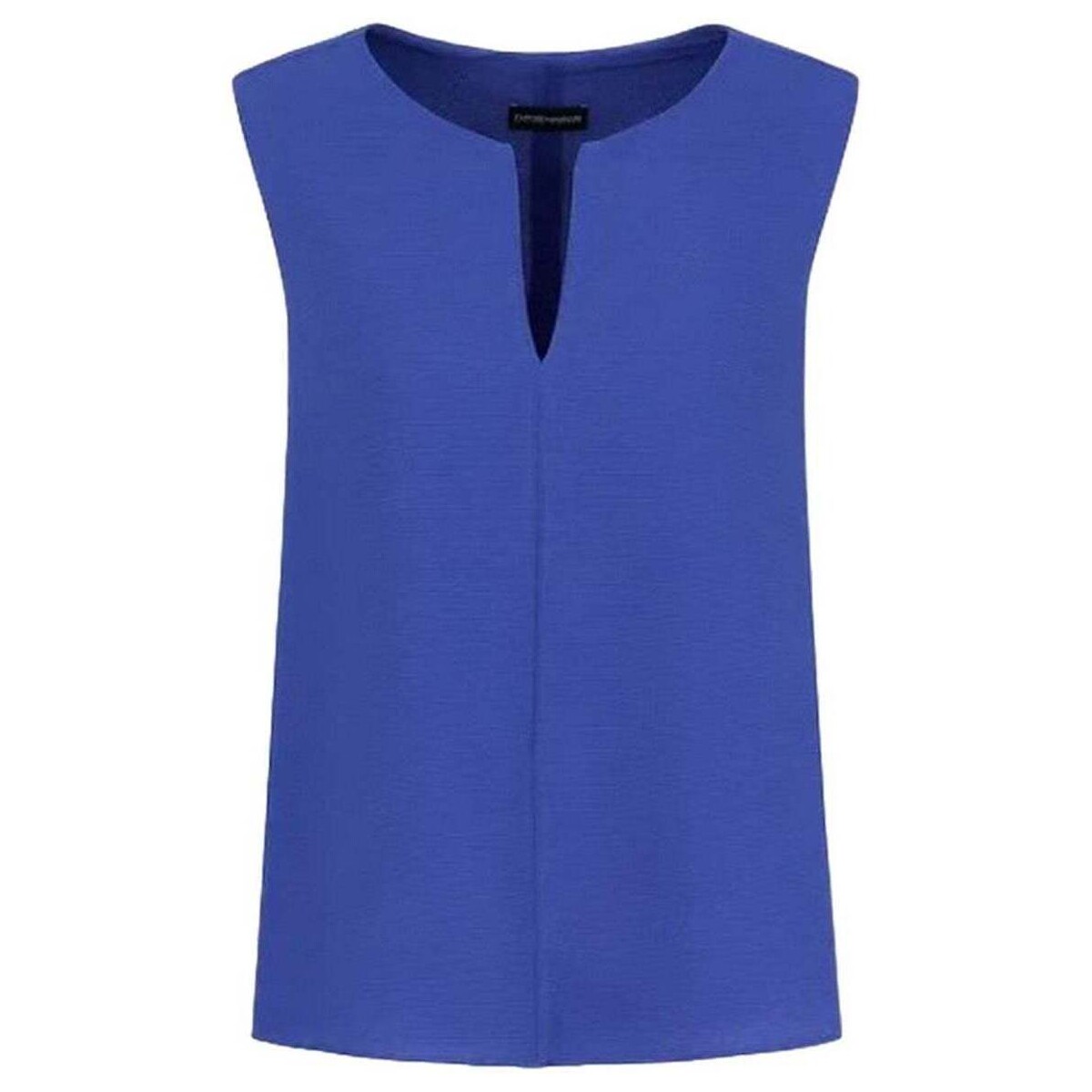 Abbigliamento Donna Top / T-shirt senza maniche Emporio Armani SKU_274496_1536741 Blu