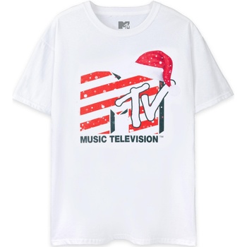 Abbigliamento Uomo T-shirts a maniche lunghe Mtv NS7679 Bianco