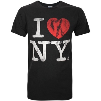 Abbigliamento Uomo T-shirts a maniche lunghe Junk Food I Love My New York Nero