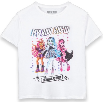 Abbigliamento Bambina T-shirts a maniche lunghe Monster High Boo Crew Bianco