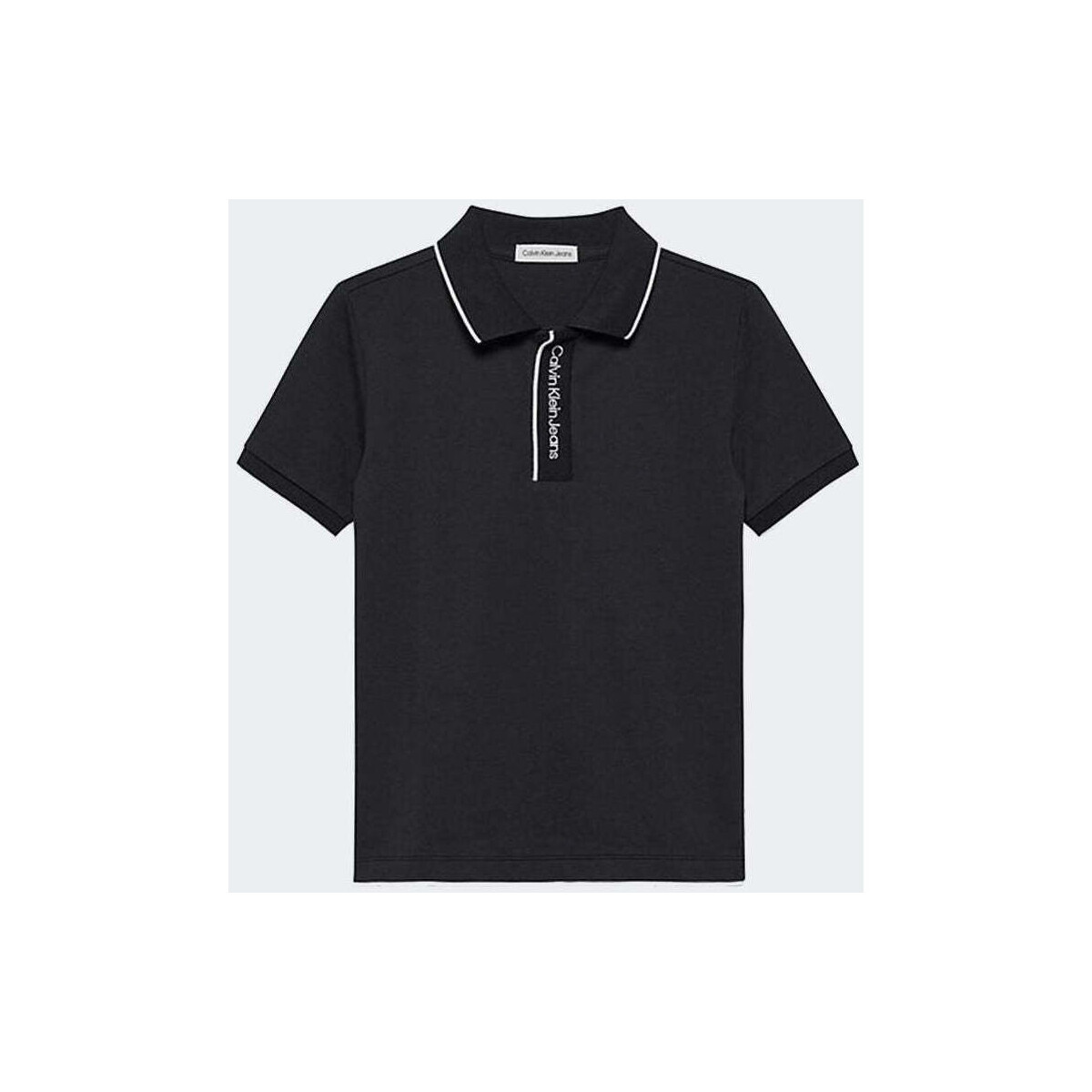 Abbigliamento Bambino T-shirt & Polo Calvin Klein Jeans  Nero