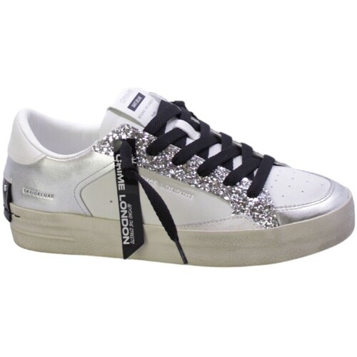 Scarpe Donna Sneakers basse Crime London Sneakers Donna Bianco/Argento 26102pp5 Bianco