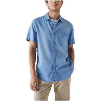Abbigliamento Uomo Camicie maniche lunghe Salsa  Blu