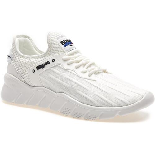 Scarpe Uomo Sneakers basse Blauer BLUPE24-HULETT01-WHT Bianco