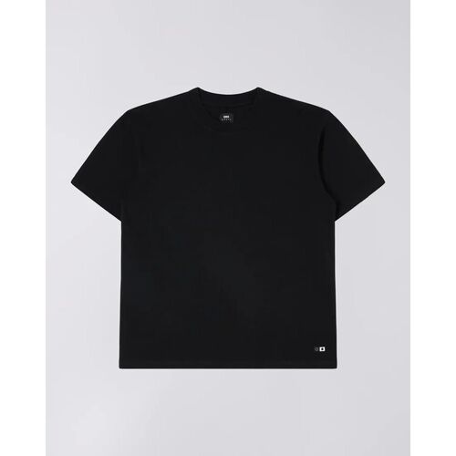 Abbigliamento Uomo T-shirt & Polo Edwin I030214.89.67 OVERSIZE BASIC-BLACK Nero