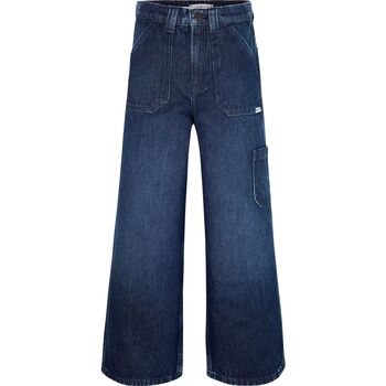 Abbigliamento Bambina Jeans Tommy Hilfiger Jeans cargo larghi KG0KG07730 Blu
