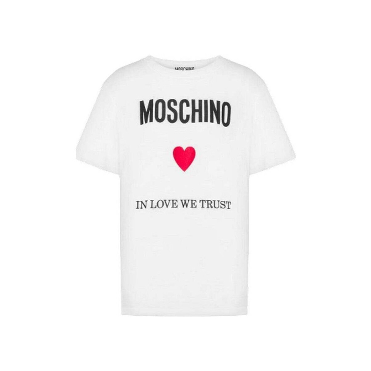 Abbigliamento Donna T-shirt maniche corte Moschino SKU_272744_1527156 Bianco