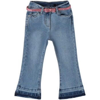 Abbigliamento Bambina Jeans dritti Ido 48351 Blu