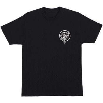 Abbigliamento Uomo T-shirt maniche corte Santa Cruz SCA-TEE-10869 Nero