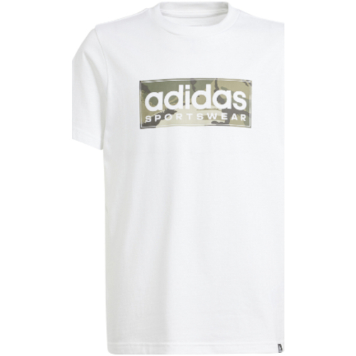 Abbigliamento Bambino T-shirt maniche corte adidas Originals IW1372 Bianco