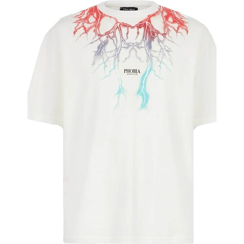 Abbigliamento Uomo T-shirt maniche corte Phobia PH00541 Bianco