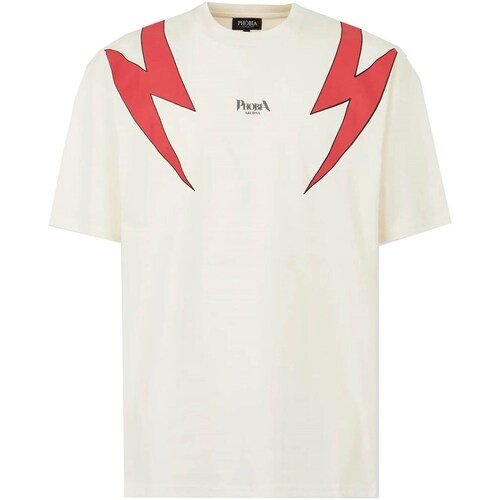 Abbigliamento Uomo T-shirt maniche corte Phobia PH00651 Bianco