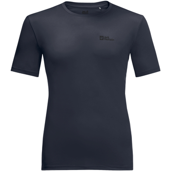 Abbigliamento Uomo T-shirt maniche corte Jack Wolfskin Tech Tee M Blu