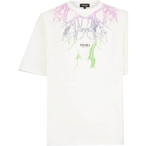 Abbigliamento Uomo T-shirt maniche corte Phobia PH00542 Bianco