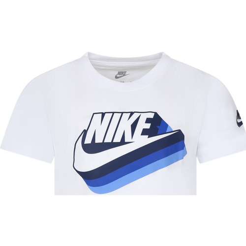 Abbigliamento Bambino T-shirt maniche corte Nike 86L925 001 Bianco