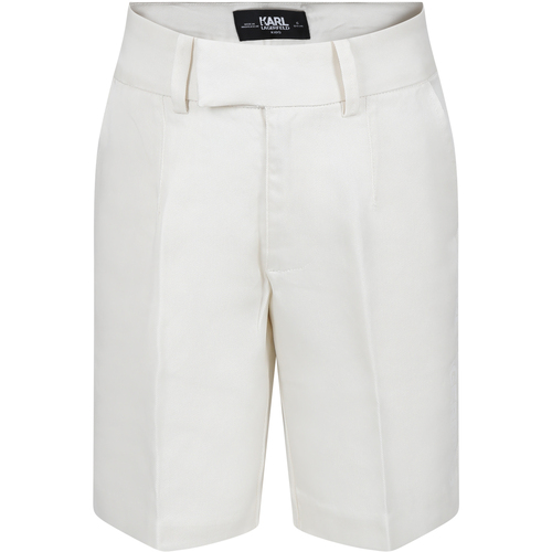 Abbigliamento Bambino Shorts / Bermuda Karl Lagerfeld Kids Z30027 195 Bianco