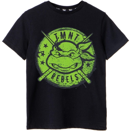 Abbigliamento Bambino T-shirt maniche corte Teenage Mutant Ninja Turtles Rebels Nero