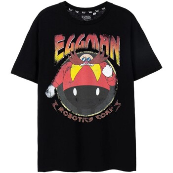 Abbigliamento Uomo T-shirt maniche corte Sonic The Hedgehog NS7852 Nero